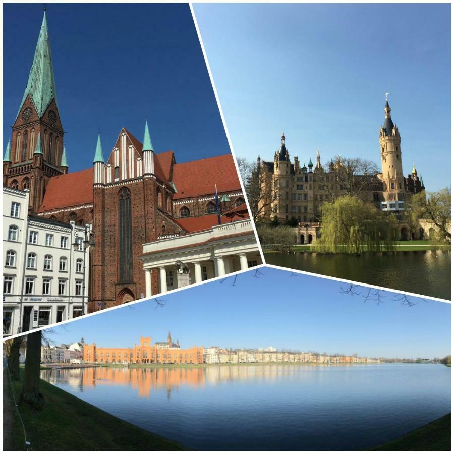 Ferienwohnung Am Schweriner See Raben Steinfeld Exteriér fotografie